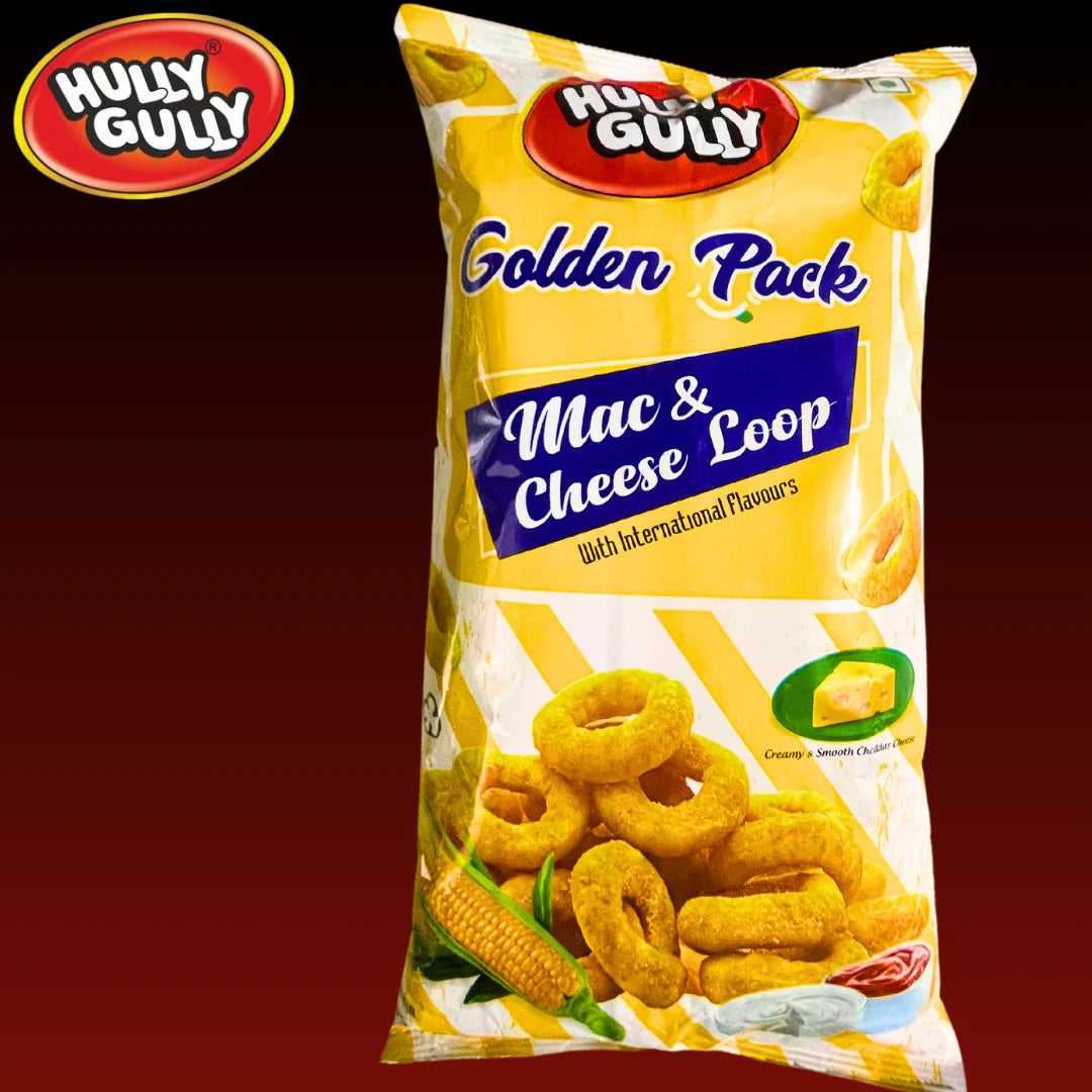 Hully Gully Mac & Cheese loop | Large Pack 130g | The Snack Pause