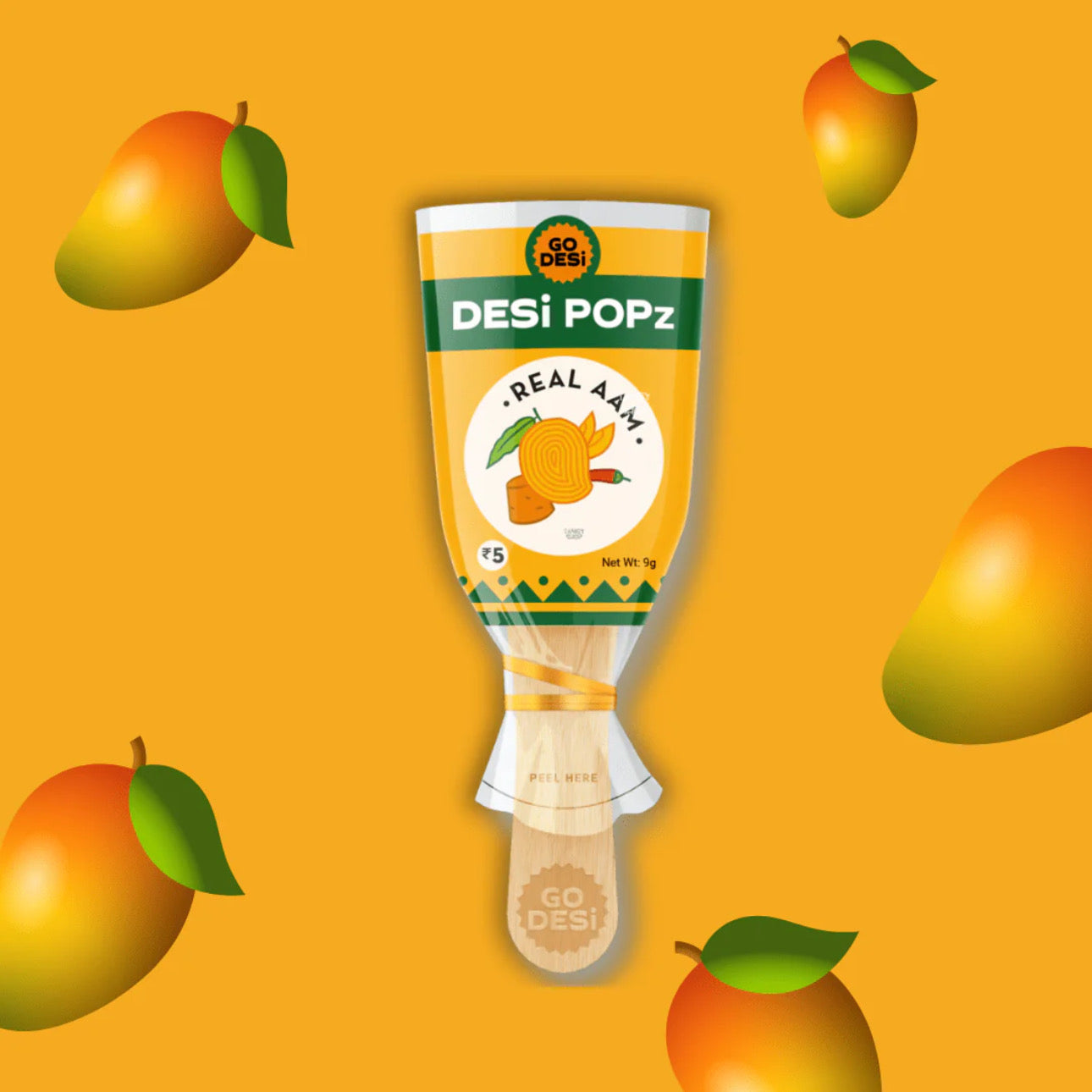 Real Aam Sticks | Pack of 10 | The Snack Pause