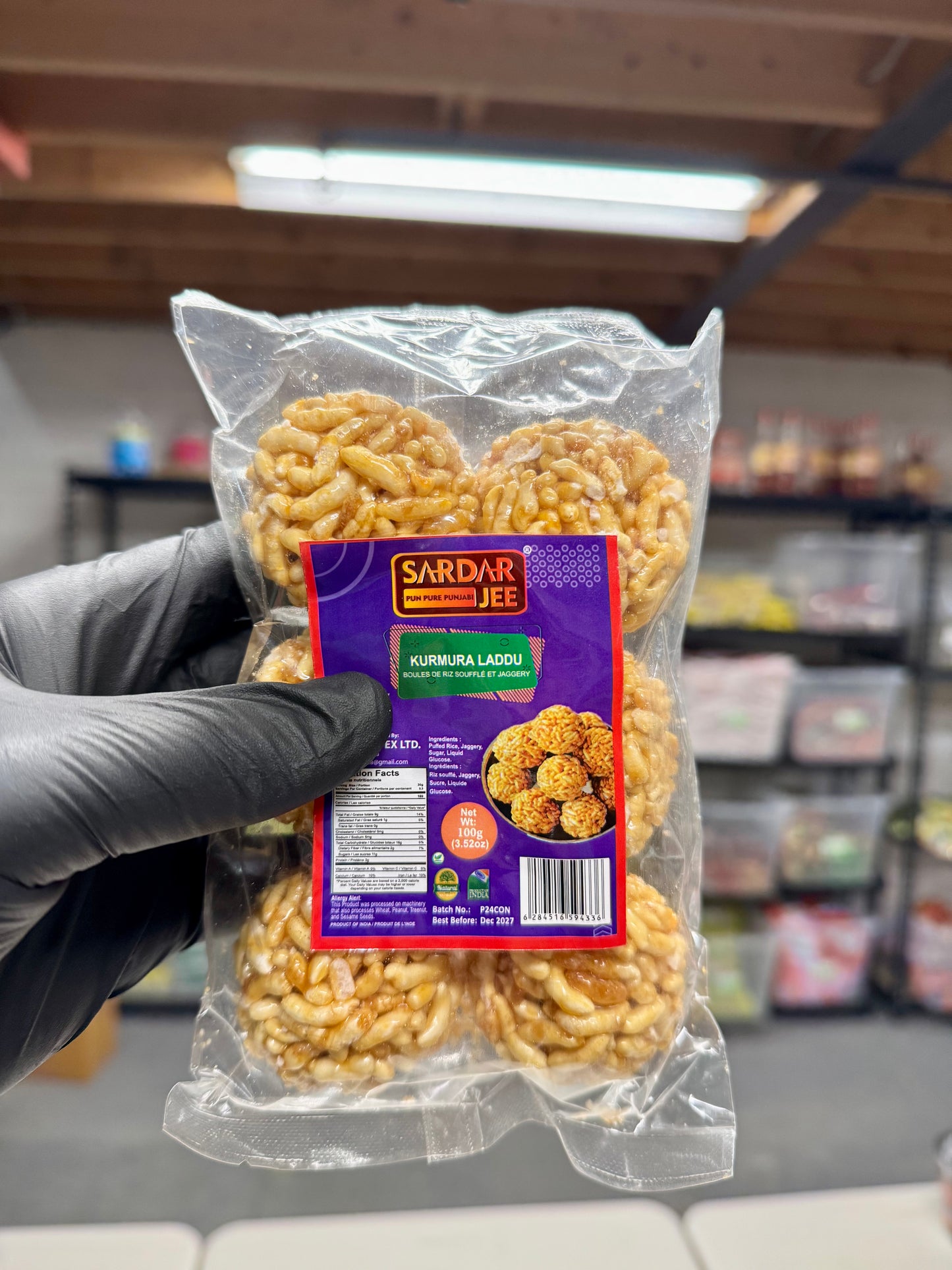 Kurmura laddu ( Rice Puff Ladu ) PACK OF 6 (100g) | The Snack Pause