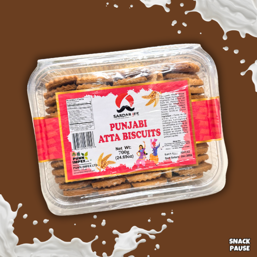 Punjabi Atta Biscuits | 700gm Pack | Imported from India