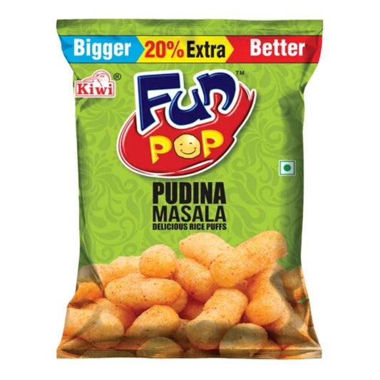 Fun Pop Pudina | 5Rs Pack | Imported Indian Puffs