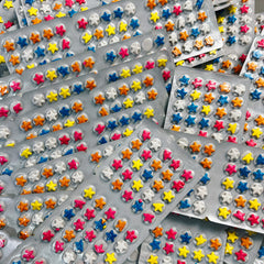 Colorful Stars | Pack of 12 | The Snack Pause