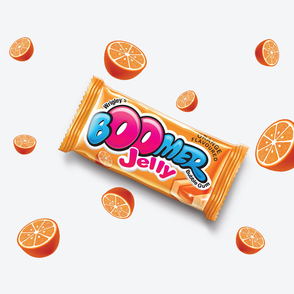Boomer Orange | Pack of 20pcs | BubbleGum Jelly