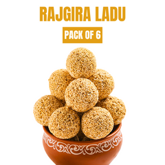 Rajgira Ladu ( Pack of 6 ) 100g | The Snack Pause