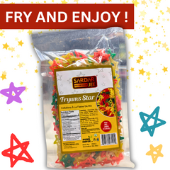 Star Fryums | 200g Pack | Fry and Enjoy | Imported from India