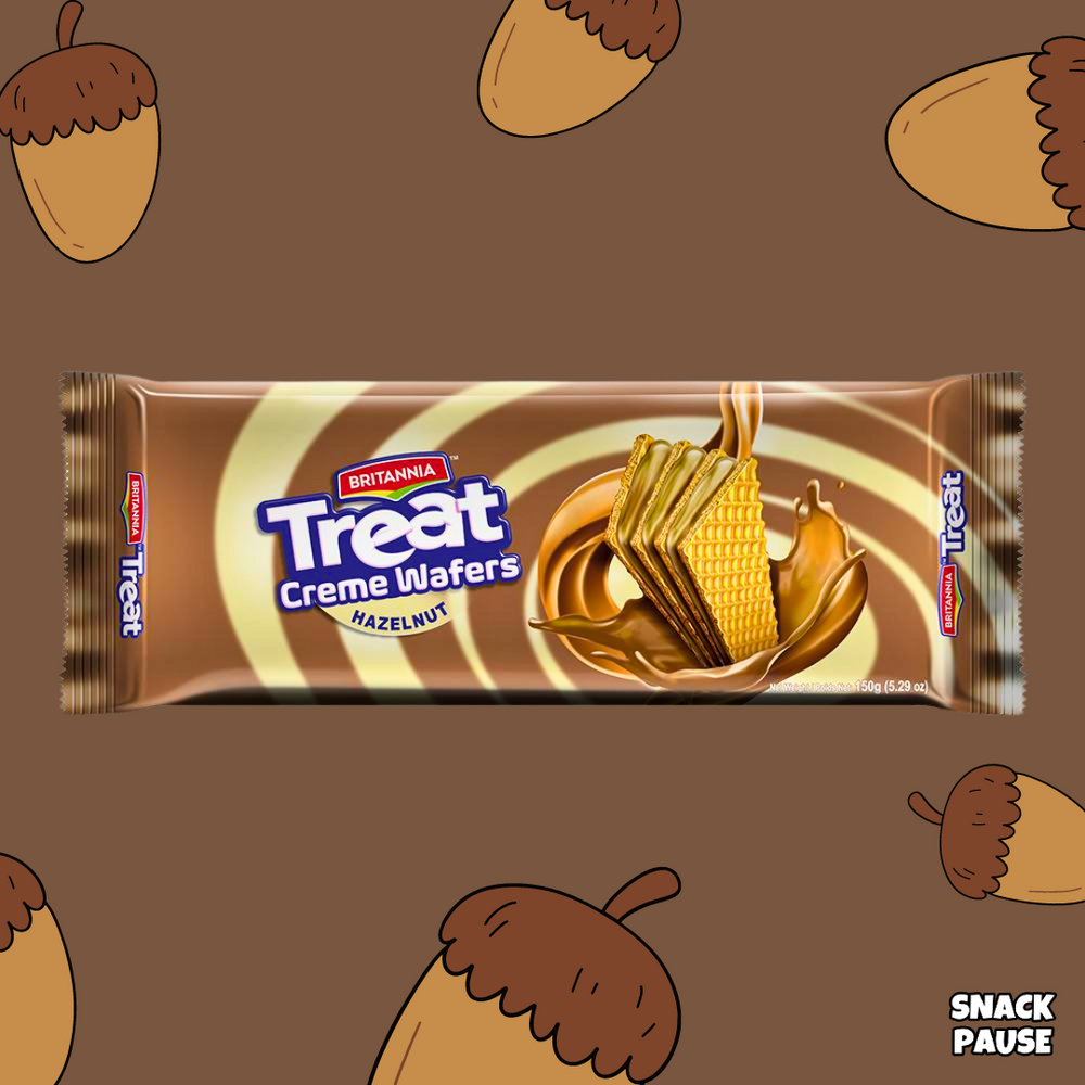 Britannia Treat Hazelnut | 150g | Imported Indian Wafers