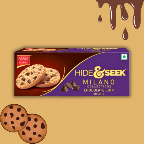 Hide & Seek Milano Choco Chip Biscuit | 75g Box | Imported from India