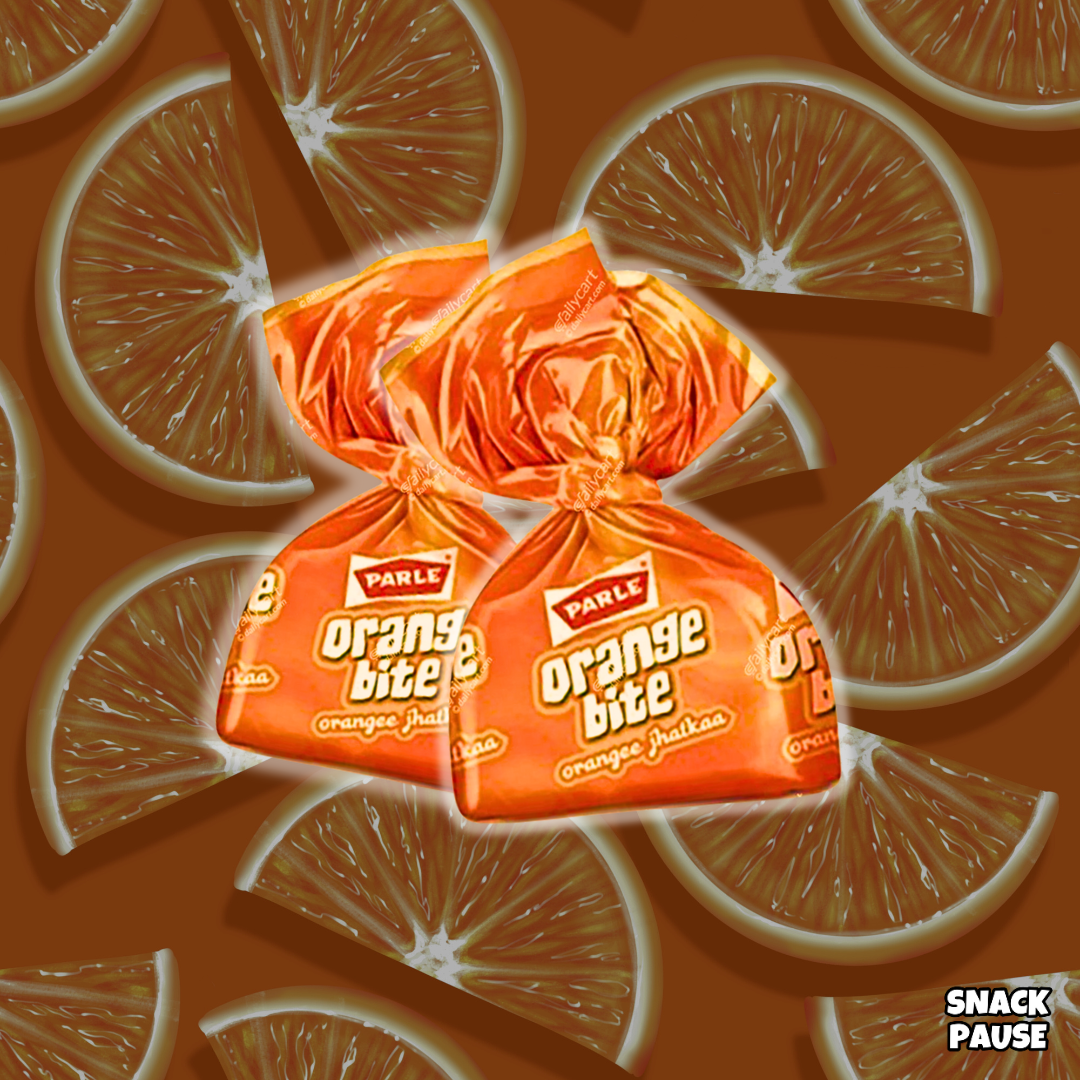 Orange Bite Candy | Pack of 20 | The Snack Pause