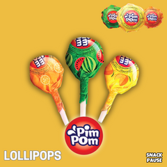 PIM-POM Lollipop | Pack of 3 | The Snack Pause