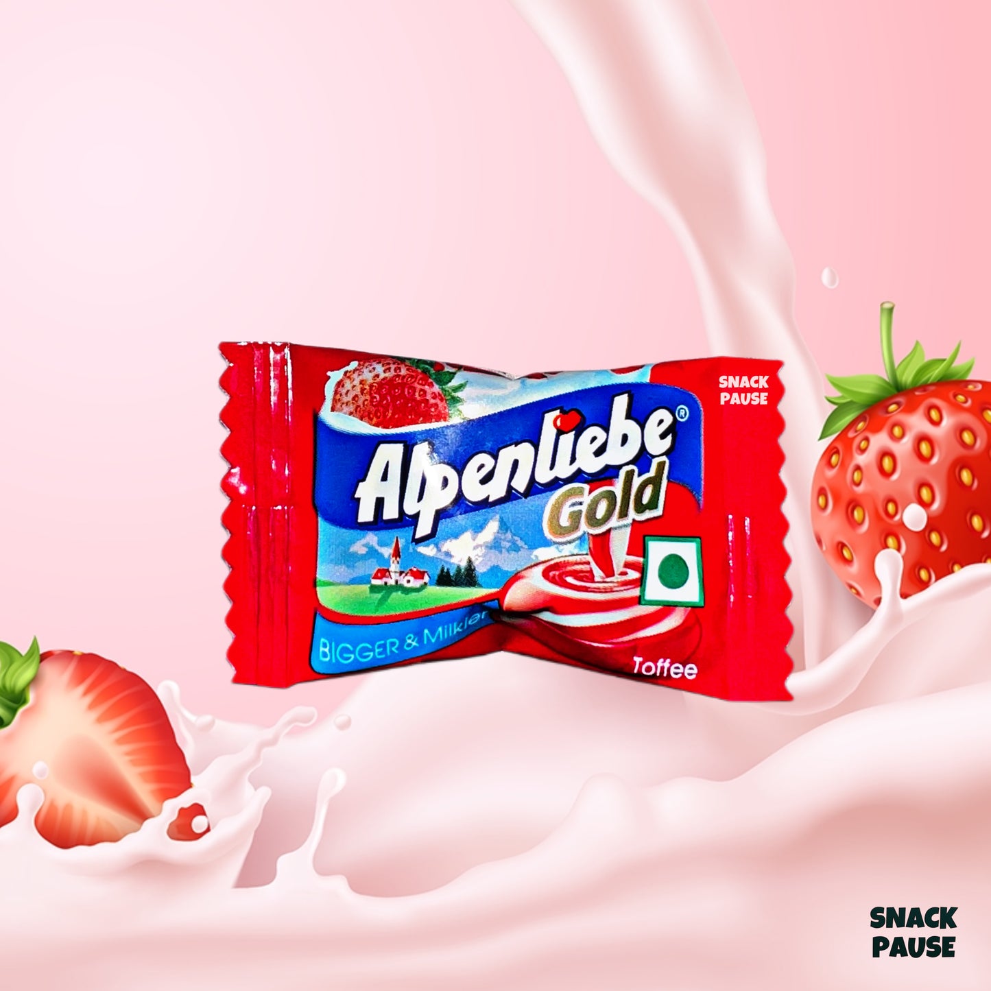 Alpenliebe Strawberry | Pack of 10 | The Snack Pause