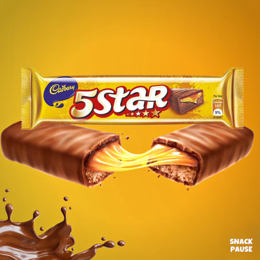 Cadbury 5-Star Chocolate (India) |  20 Rs BIG BAR | The Snack Pause